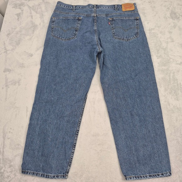 Levi's 44x29 550 Relaxed Fit Jeans Men Dadcore Blue 100% Cotton 01550-4886 Short - Picture 4 of 10